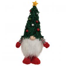 Christmas Tree Hat Standing Gnome