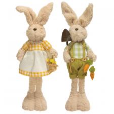 Standing Mr. & Mrs. Garden Bunny, 2 Asstd.