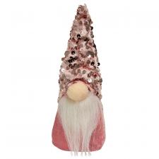 Pink Sequin Gnome, Small