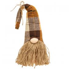 Jute Plaid Gnome Small
