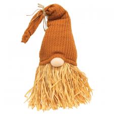 Burnt Orange Raffia Gnome Small