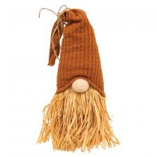 Burnt Orange Raffia Gnome Large