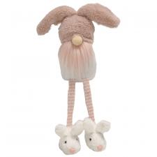 Easter Pink Sparkle Gnome w/ Bunny Feet