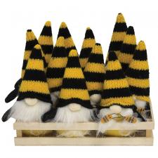 Garden 12 pc. Asstd. Mr. & Mrs. Gnome Bee Crate