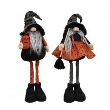 Mr. & Mrs. Halloween Star Standing  Gnome, 2 Asstd. - SPECIA