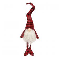 Christmas Plaid Pajamas Dangle Leg Gnome