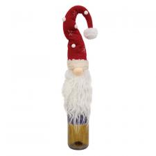 Christmas Star & Polka Dot Bottle Topper Gnome - SPECIAL BUY