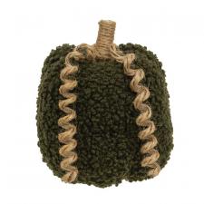 Dark Green Plush Small Pumpkin