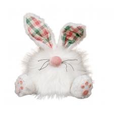 Easter Plaid Fuzzy Gnome Bunny