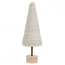 Cream Felted Wool Tree Large