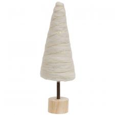 Cream Felted Wool Tree Medium