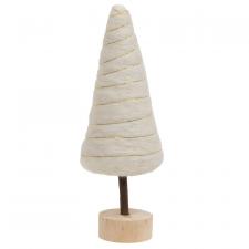 Cream Felted Wool Tree Small