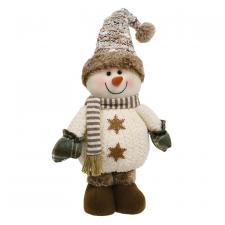 Cozy Brown Standing Snowmen 2 Asstd.