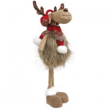 Brown Sparkle Standing Reindeer
