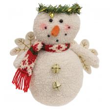 Angel Snowman w/Gold Halo