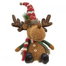 Festive Rustic Reindeer Sitter