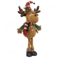 Festive Rustic Standing Reindeer