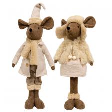 Chic Winter Standing Mouse - 2 Asstd - Special Buy! Original