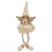 Ivory Lace Dangle Leg Angel