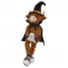Dangle Leg Halloween Highland Cow