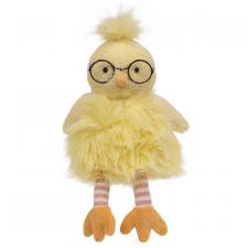 Fluffy Dangle Leg Chick with Glasses - 11