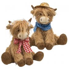 Spring Farm Highland Cow Plush - 2 Asstd.