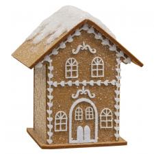 Glittered Felt Gingerbread House - 6.25