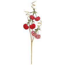 Patterned Fabric Cherry Pick - 13.5