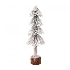 Flocked Skinny Tree, Large