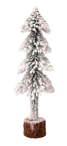 Flocked Skinny Tree, Small