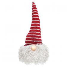 Large Santa Gnome w/LED Light Nose