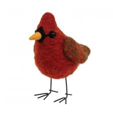 Felted Christmas Cardinal Ornament                        