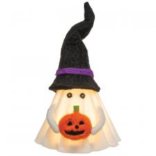 Felted Witch Ghost w/LED Light