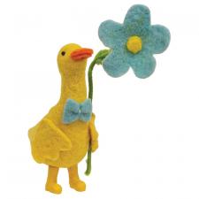 Puddles Felted Spring Duck
