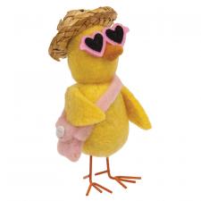 Chic Chick Felted Ornament