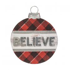 Believe Ornament Sign