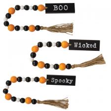 Halloween Beaded Garland with Tassel 3, Asstd.