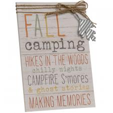 Fall Outdoor Words Wood Easel Sign