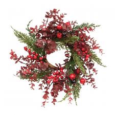 Maroon Eucalyptus & Berry Candle Ring - 4