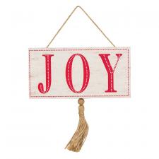 Joy Tassel Hanging Sign