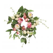 Pink Spring Garden Candle Ring - 4.5