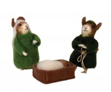 Felted Nativity, 3/Set