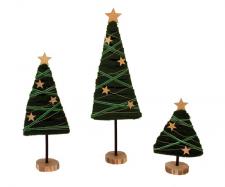 Felted Christmas Tree w/Star, Small