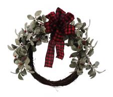 Mistletoe/Rattan Wreath