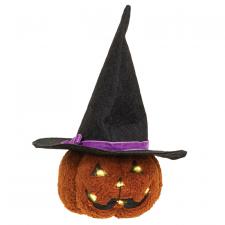 Witch Hat Jack-O’-Lantern w/LED Lights