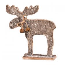 Glitter Birch Bark Moose, Small
