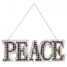 Black/White Peace Hanger