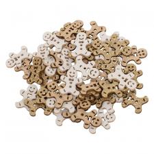 50 pc Neutral Gingerbread Bowl Filler