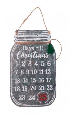 Galvanized Mason Jar Countdown