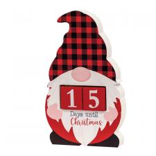 Buffalo Check Gnome Christmas Countdown